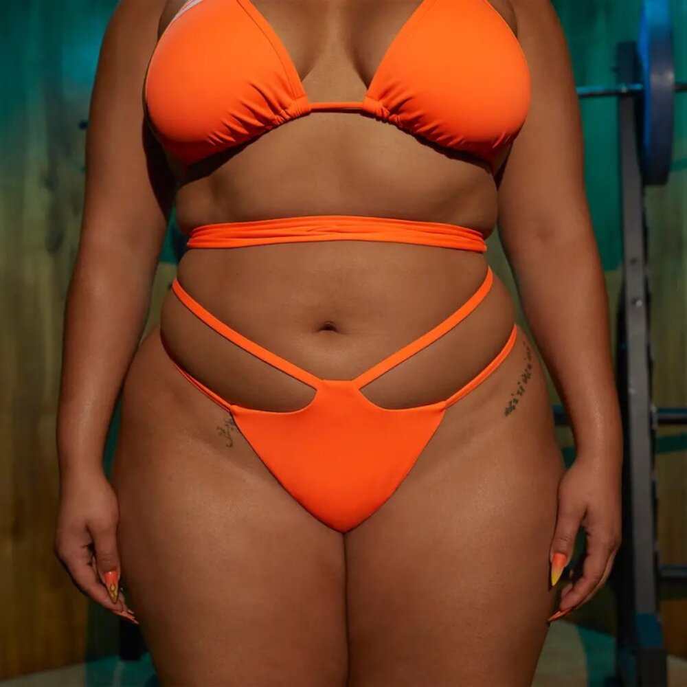adidas Women IVY PARK Bikini Bottom Plus Size HE7205